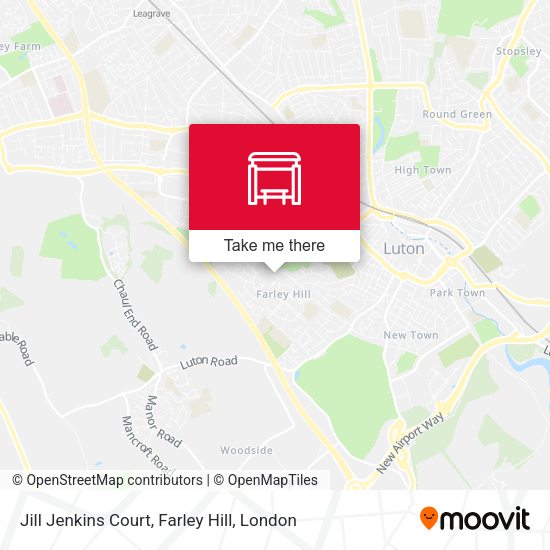 Jill Jenkins Court, Farley Hill map