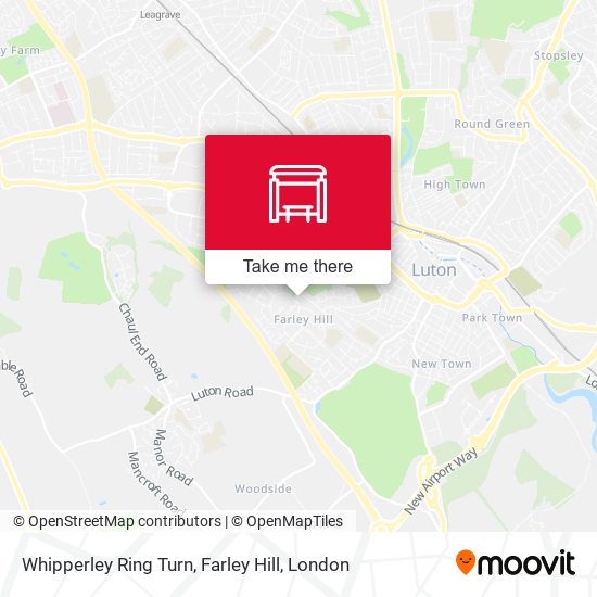 Whipperley Ring Turn, Farley Hill map