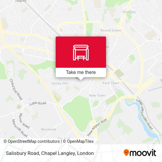 Salisbury Road, Chapel Langley map