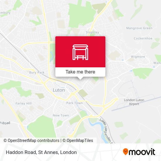 Haddon Road, St Annes map