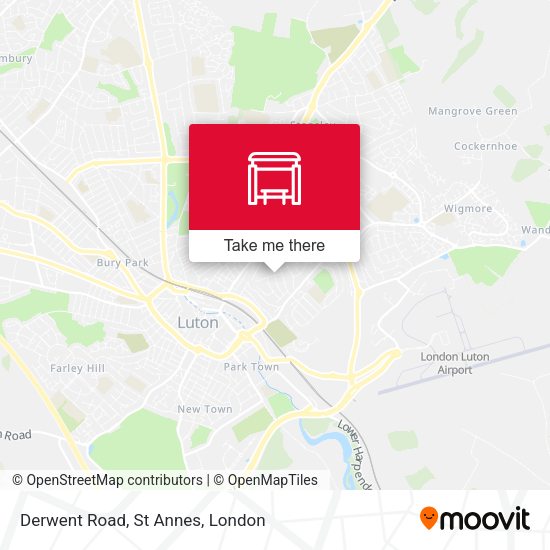 Derwent Road, St Annes map