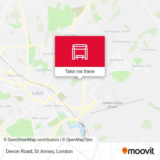 Devon Road, St Annes map