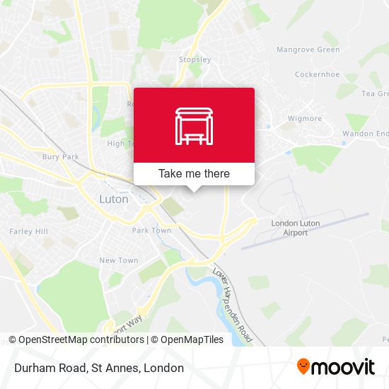 Durham Road, St Annes map