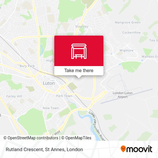 Rutland Crescent, St Annes map