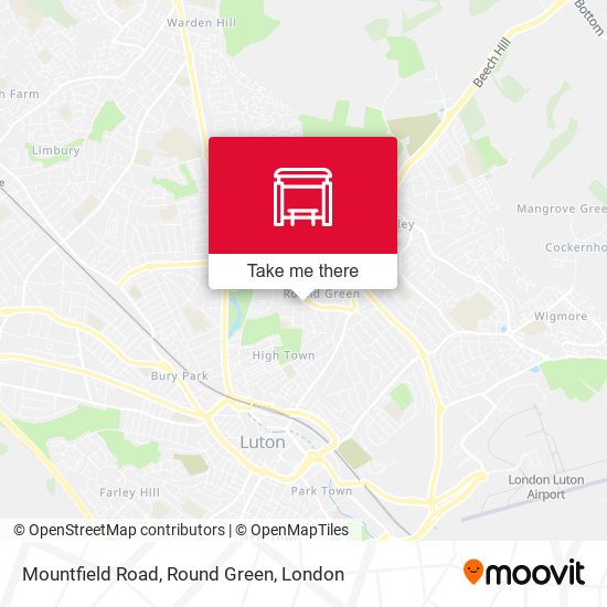 Mountfield Road, Round Green map