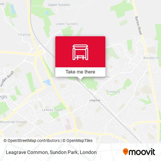 Leagrave Common, Sundon Park map