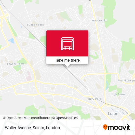 Waller Avenue, Saints map