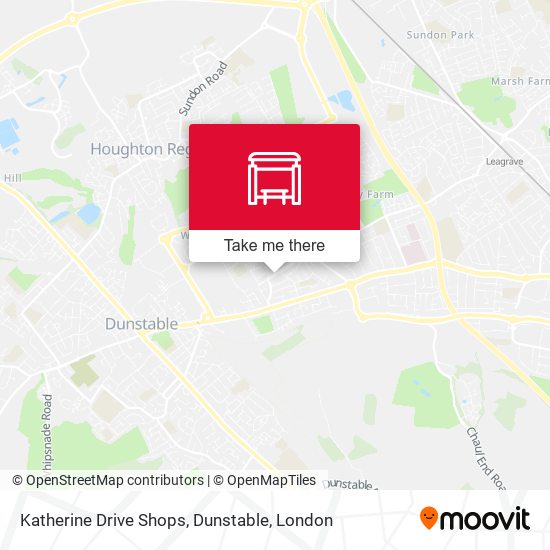 Katherine Drive Shops, Dunstable map