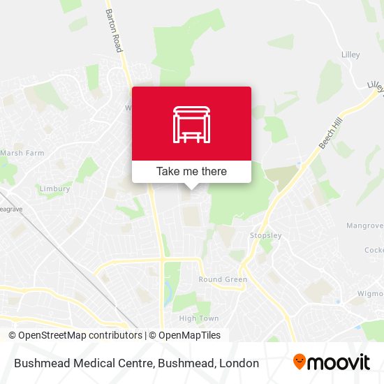 Bushmead Medical Centre, Bushmead map