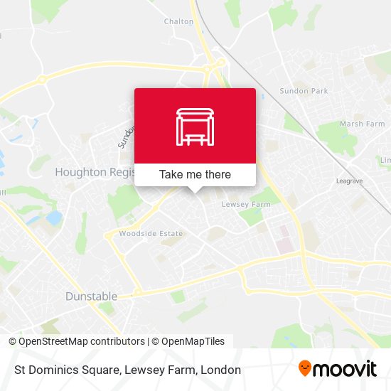 St Dominics Square, Lewsey Farm map