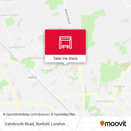 Catsbrook Road, Runfold map