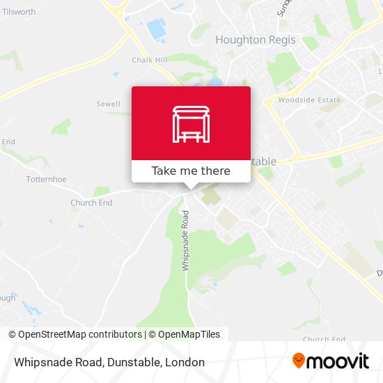 Whipsnade Road, Dunstable map
