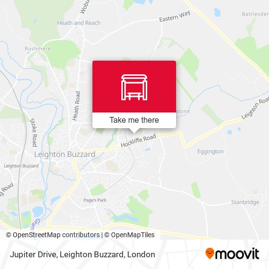 Jupiter Drive, Leighton Buzzard map