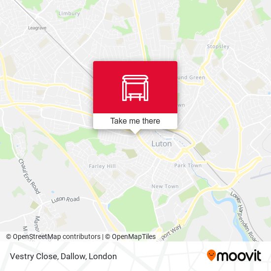 Vestry Close, Dallow map