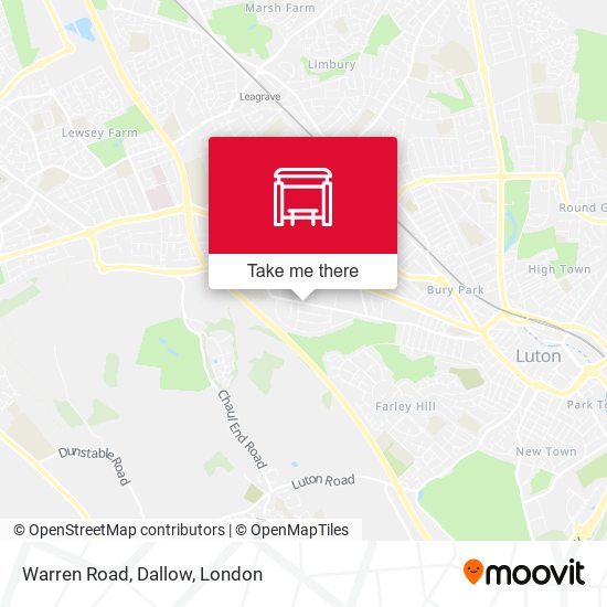 Warren Road, Dallow map