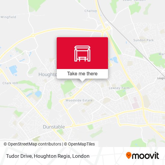 Tudor Drive, Houghton Regis map