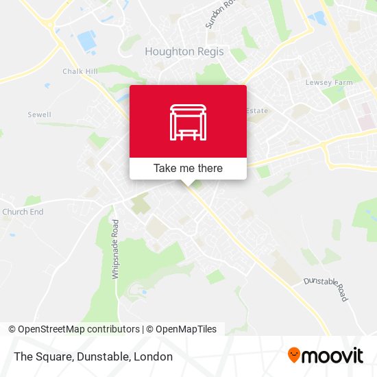 The Square, Dunstable map