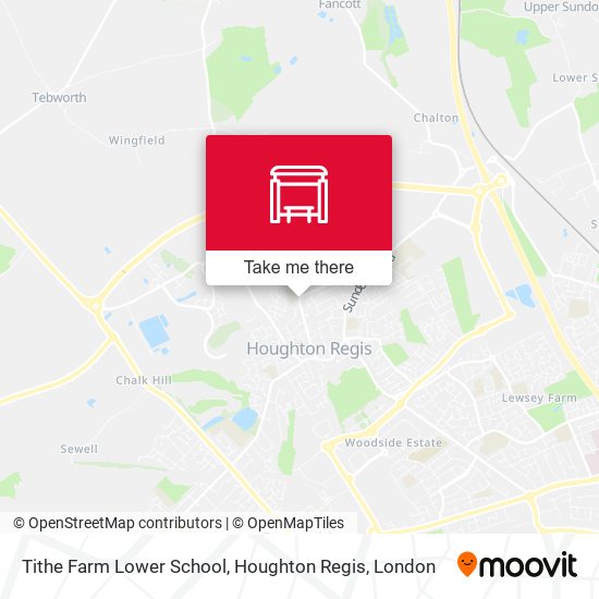 Tithe Farm Lower School, Houghton Regis map