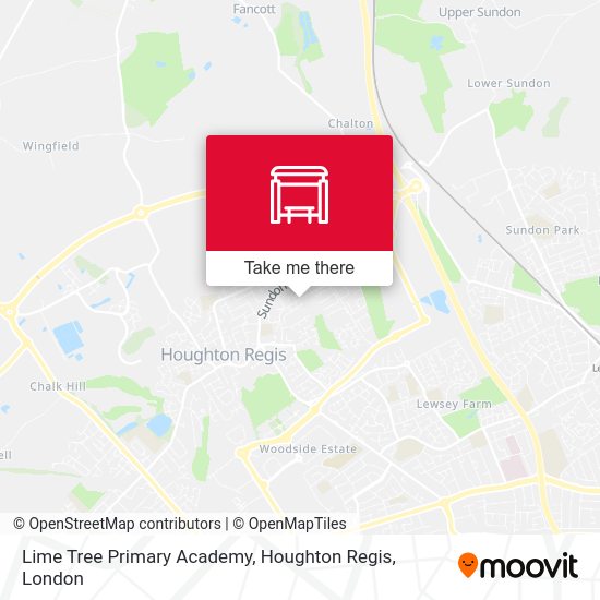 Lime Tree Primary Academy, Houghton Regis map