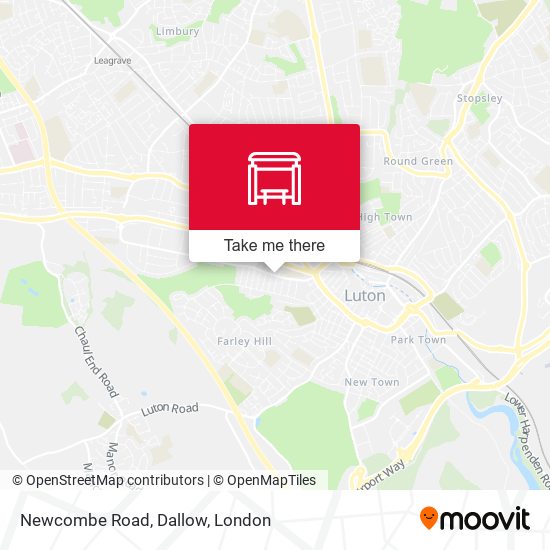 Newcombe Road, Dallow map