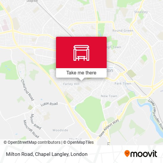 Milton Road, Chapel Langley map