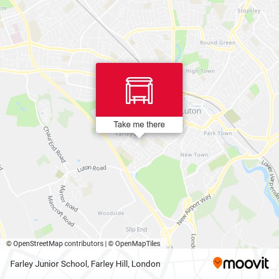 Farley Junior School, Farley Hill map