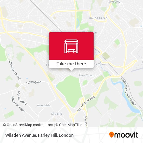 Wilsden Avenue, Farley Hill map