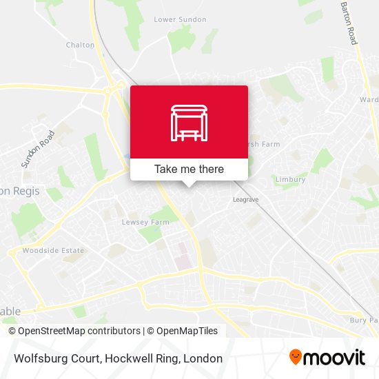 Wolfsburg Court, Hockwell Ring map