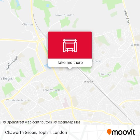 Chaworth Green, Tophill map