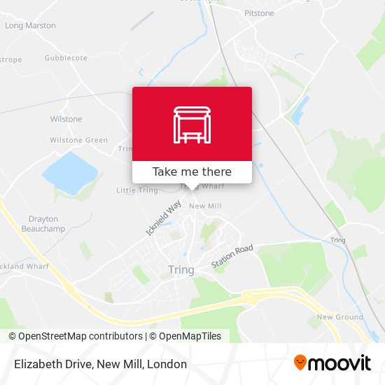 Elizabeth Drive, New Mill map