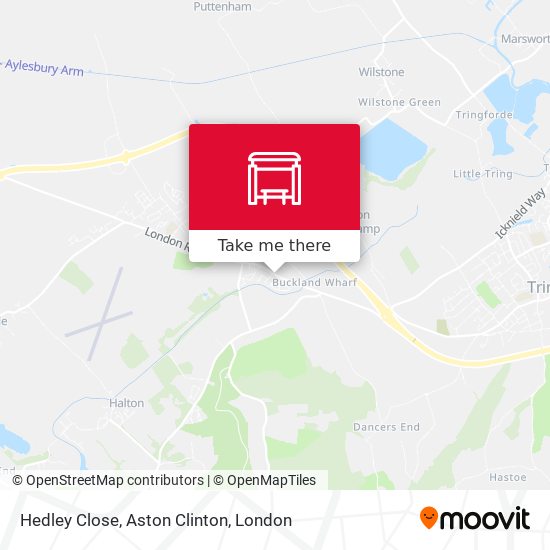 Hedley Close, Aston Clinton map