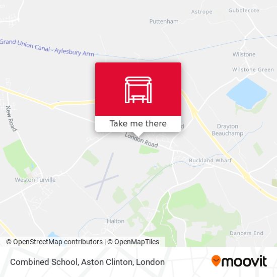 Combined School, Aston Clinton map