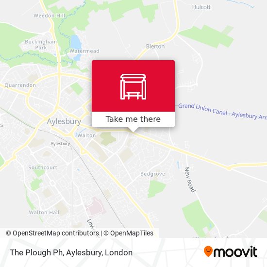 The Plough Ph, Aylesbury map