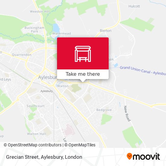 Grecian Street, Aylesbury map