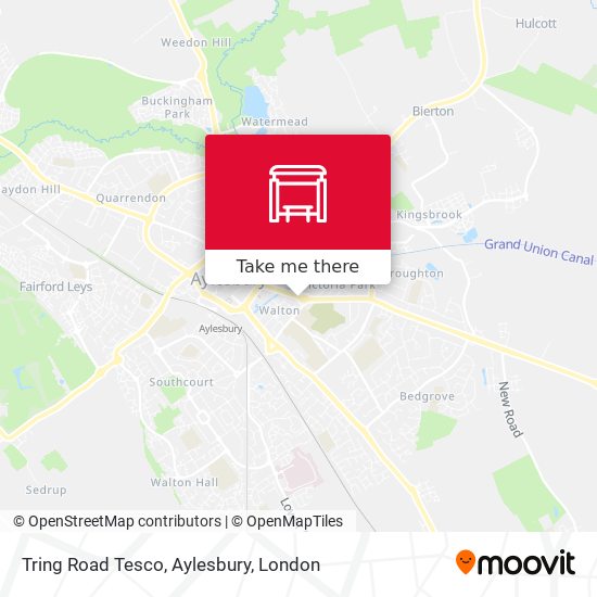 Tring Road Tesco, Aylesbury map