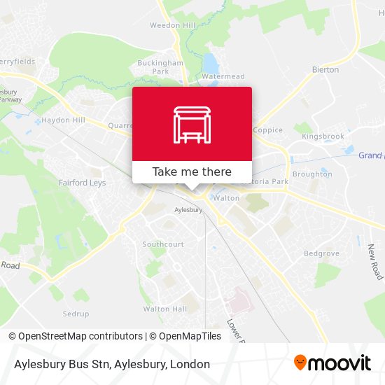 Aylesbury Bus Stn, Aylesbury map