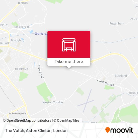 The Vatch, Aston Clinton map