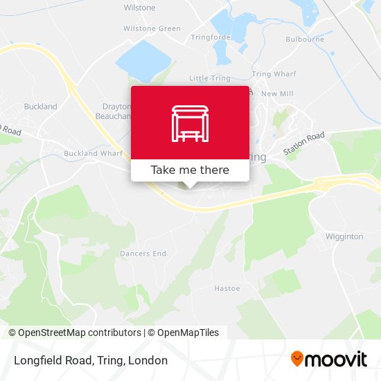 Longfield Road, Tring map