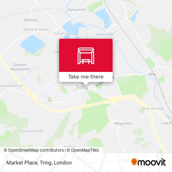 Market Place, Tring map