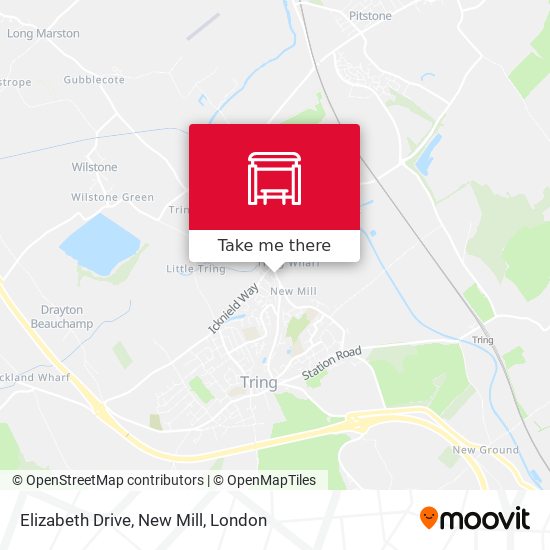 Elizabeth Drive, New Mill map