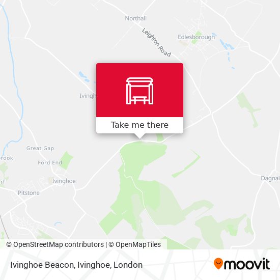 Ivinghoe Beacon, Ivinghoe map
