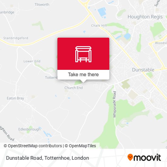 Dunstable Road, Totternhoe map