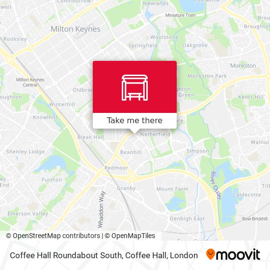 Coffee Hall Roundabout South, Coffee Hall map