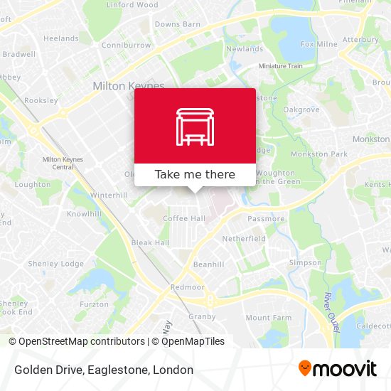 Golden Drive, Eaglestone map