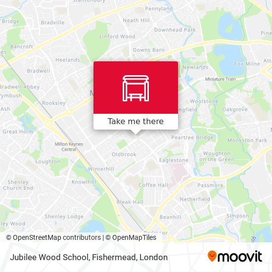Jubilee Wood School, Fishermead map
