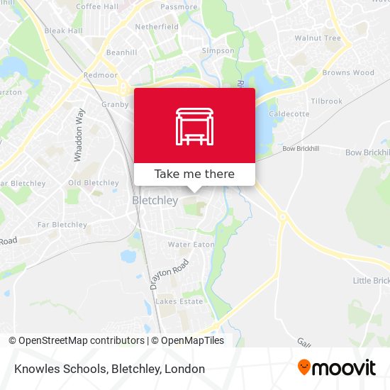 Knowles Schools, Bletchley map