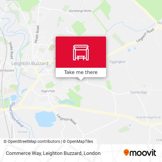 Commerce Way, Leighton Buzzard map