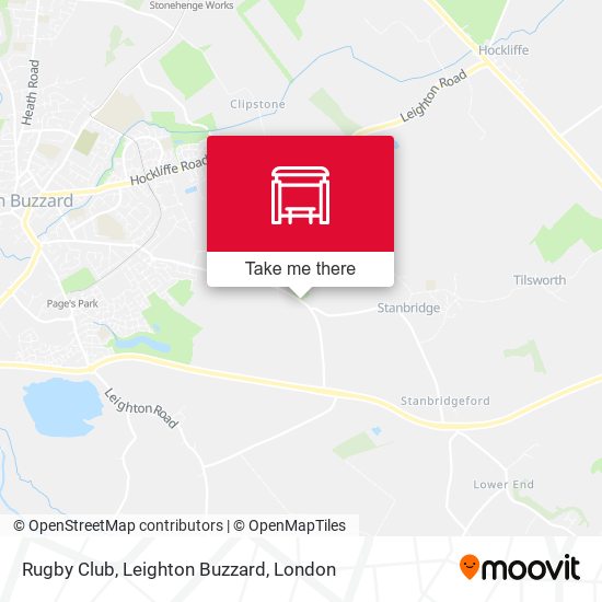 Rugby Club, Leighton Buzzard map