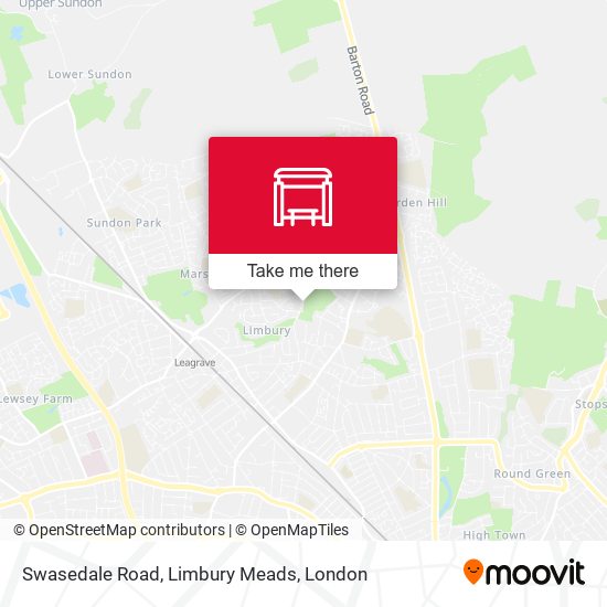 Swasedale Road, Limbury Meads map