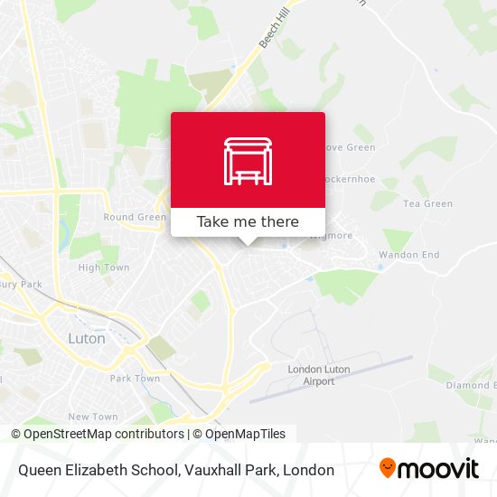 Queen Elizabeth School, Vauxhall Park map